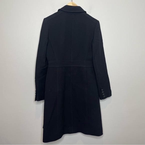 J Crew Lady Day Coat Italian Double Cloth Wool Black 6 - Picture 9 of 12
